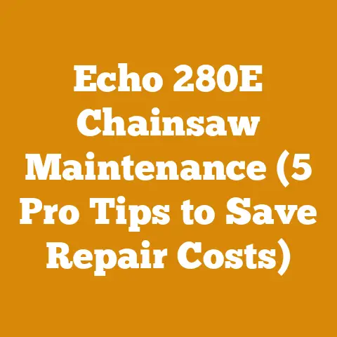 Echo 280E Chainsaw Maintenance (5 Pro Tips to Save Repair Costs)