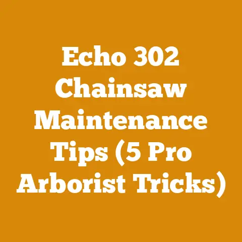 Echo 302 Chainsaw Maintenance Tips (5 Pro Arborist Tricks)