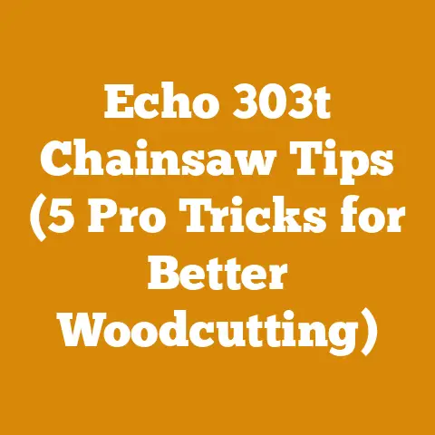 Echo 303t Chainsaw Tips (5 Pro Tricks for Better Woodcutting)