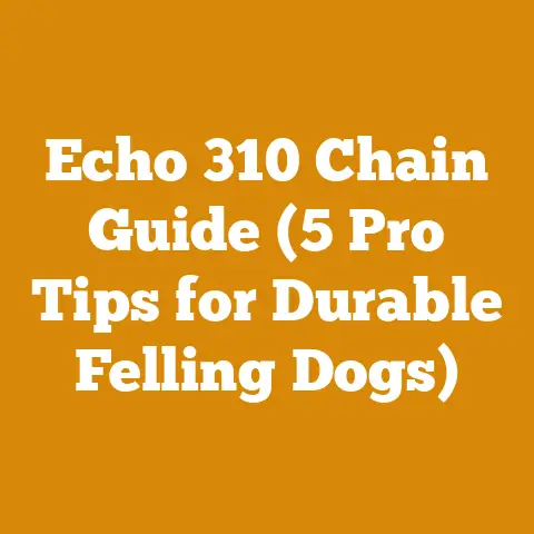 Echo 310 Chain Guide (5 Pro Tips for Durable Felling Dogs)