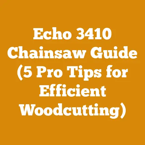 Echo 3410 Chainsaw Guide (5 Pro Tips for Efficient Woodcutting)