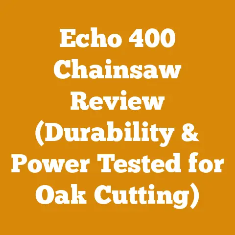 Echo 400 Chainsaw Review (Durability & Power Tested for Oak Cutting)