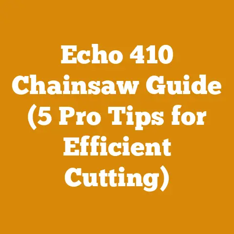 Echo 410 Chainsaw Guide (5 Pro Tips for Efficient Cutting)