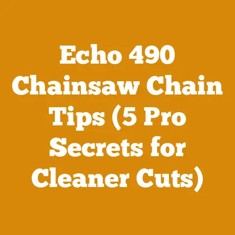 Echo 490 Chainsaw Chain Tips (5 Pro Secrets for Cleaner Cuts)