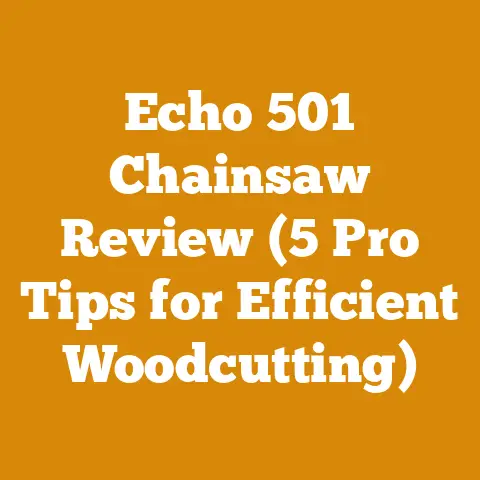 Echo 501 Chainsaw Review (5 Pro Tips for Efficient Woodcutting)