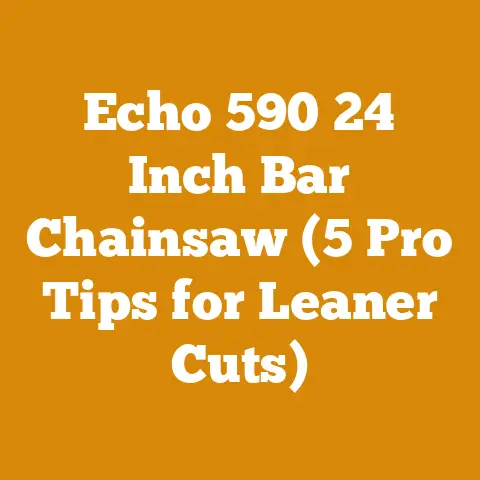 Echo 590 24 Inch Bar Chainsaw (5 Pro Tips for Leaner Cuts)