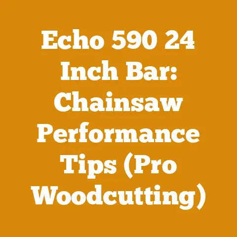 Echo 590 24 Inch Bar: Chainsaw Performance Tips (Pro Woodcutting)