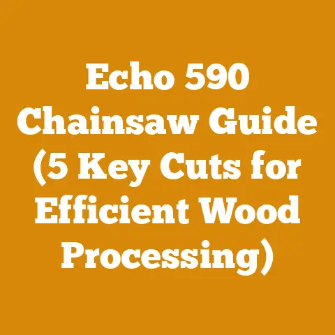 Echo 590 Chainsaw Guide (5 Key Cuts for Efficient Wood Processing)