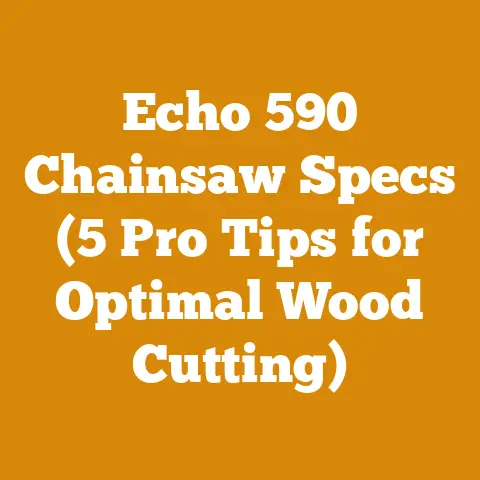 Echo 590 Chainsaw Specs (5 Pro Tips for Optimal Wood Cutting)