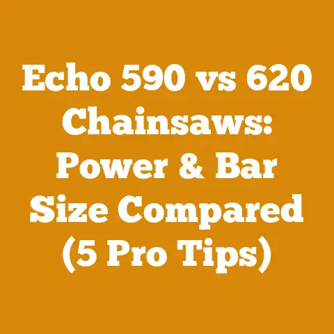 Echo 590 vs 620 Chainsaws: Power & Bar Size Compared (5 Pro Tips)