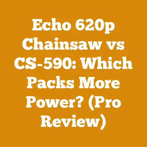 Echo 620p Chainsaw vs CS-590: Which Packs More Power? (Pro Review)