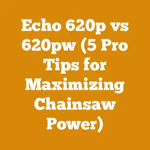 Echo 620p vs 620pw (5 Pro Tips for Maximizing Chainsaw Power)