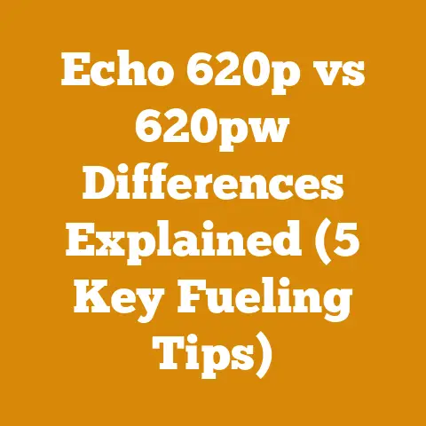 Echo 620p vs 620pw Differences Explained (5 Key Fueling Tips)