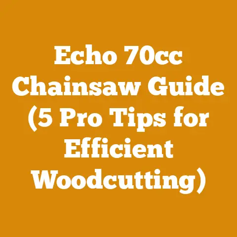 Echo 70cc Chainsaw Guide (5 Pro Tips for Efficient Woodcutting)