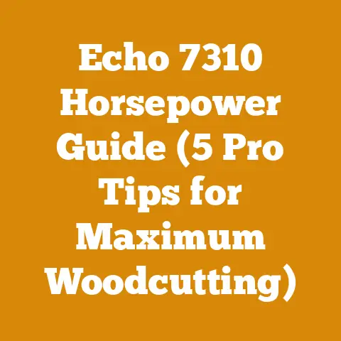 Echo 7310 Horsepower Guide (5 Pro Tips for Maximum Woodcutting)