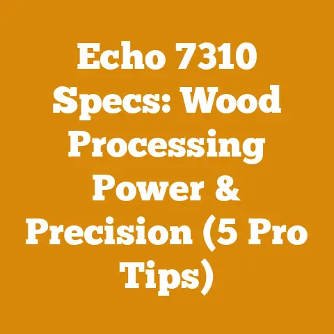 Echo 7310 Specs: Wood Processing Power & Precision (5 Pro Tips)