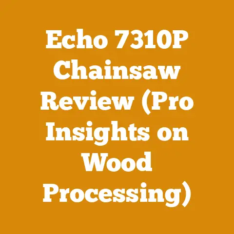 Echo 7310P Chainsaw Review (Pro Insights on Wood Processing)