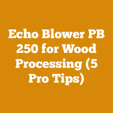 Echo Blower PB 250 for Wood Processing (5 Pro Tips)
