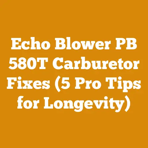 Echo Blower PB 580T Carburetor Fixes (5 Pro Tips for Longevity)