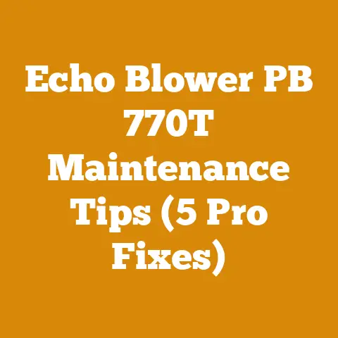 Echo Blower PB 770T Maintenance Tips (5 Pro Fixes)