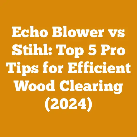 Echo Blower vs Stihl: Top 5 Pro Tips for Efficient Wood Clearing (2024)