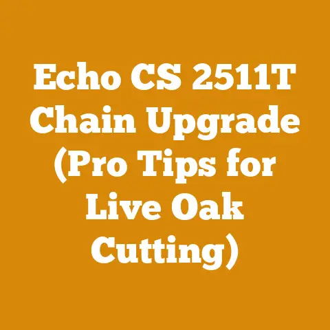 Echo CS 2511T Chain Upgrade (Pro Tips for Live Oak Cutting)