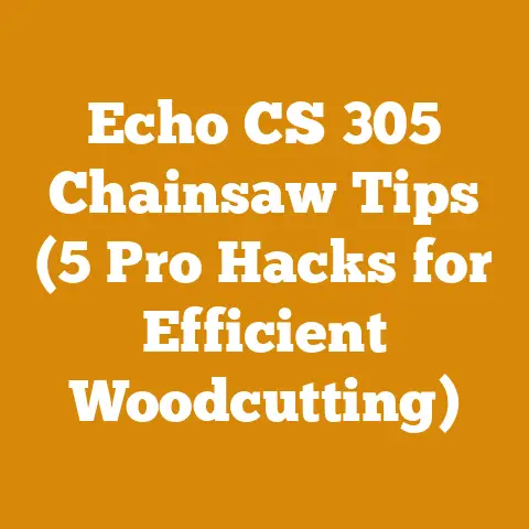Echo CS 305 Chainsaw Tips (5 Pro Hacks for Efficient Woodcutting)