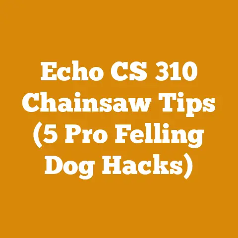 Echo CS 310 Chainsaw Tips (5 Pro Felling Dog Hacks)
