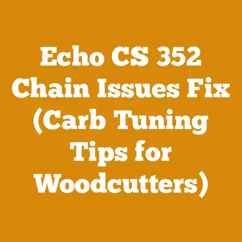 Echo CS 352 Chain Issues Fix (Carb Tuning Tips for Woodcutters)