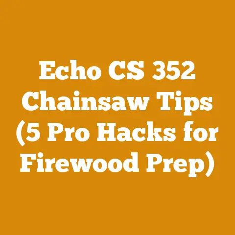 Echo CS 352 Chainsaw Tips (5 Pro Hacks for Firewood Prep)