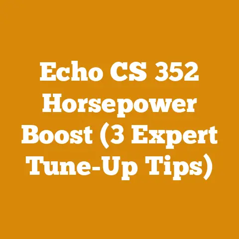 Echo CS 352 Horsepower Boost (3 Expert Tune-Up Tips)