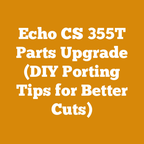 Echo CS 355T Parts Upgrade (DIY Porting Tips for Better Cuts)