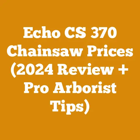 Echo CS 370 Chainsaw Prices (2024 Review + Pro Arborist Tips)