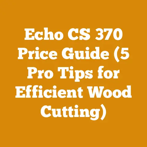 Echo CS 370 Price Guide (5 Pro Tips for Efficient Wood Cutting)