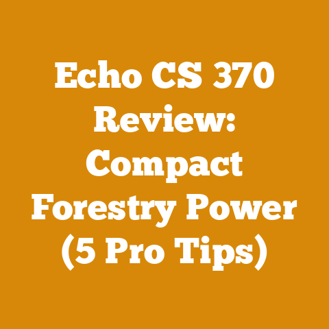 Echo CS 370 Review: Compact Forestry Power (5 Pro Tips)