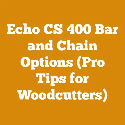 Echo CS 400 Bar and Chain Options (Pro Tips for Woodcutters)