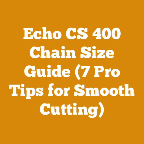 Echo CS 400 Chain Size Guide (7 Pro Tips for Smooth Cutting)
