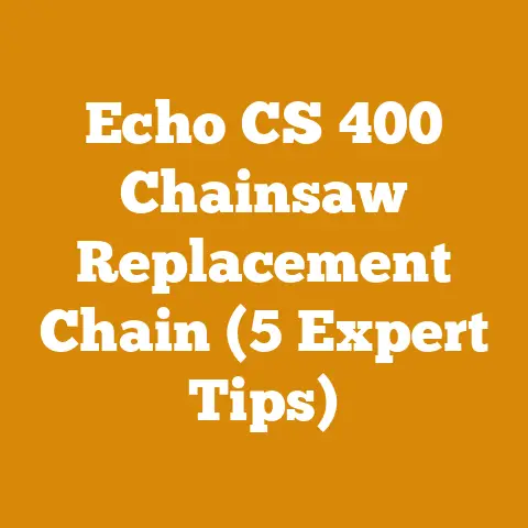 Echo CS 400 Chainsaw Replacement Chain (5 Expert Tips)