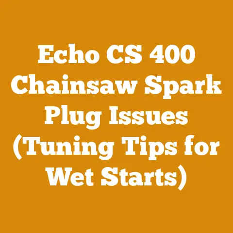 Echo CS 400 Chainsaw Spark Plug Issues (Tuning Tips for Wet Starts)