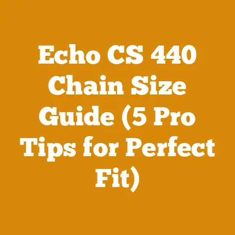Echo CS 440 Chain Size Guide (5 Pro Tips for Perfect Fit)