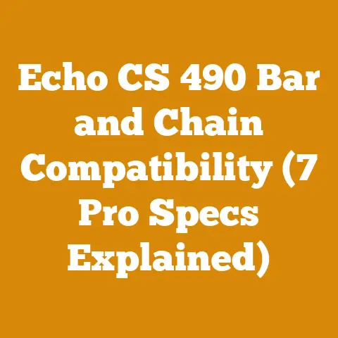 Echo CS 490 Bar and Chain Compatibility (7 Pro Specs Explained)