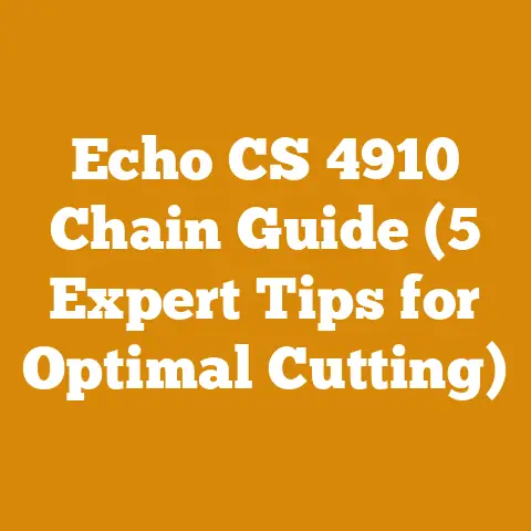 Echo CS 4910 Chain Guide (5 Expert Tips for Optimal Cutting)