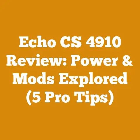 Echo CS 4910 Review: Power & Mods Explored (5 Pro Tips)