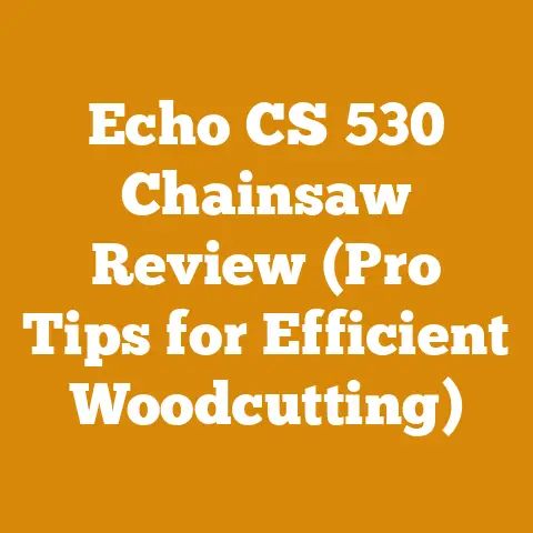 Echo CS 530 Chainsaw Review (Pro Tips for Efficient Woodcutting)