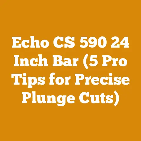 Echo CS 590 24 Inch Bar (5 Pro Tips for Precise Plunge Cuts)