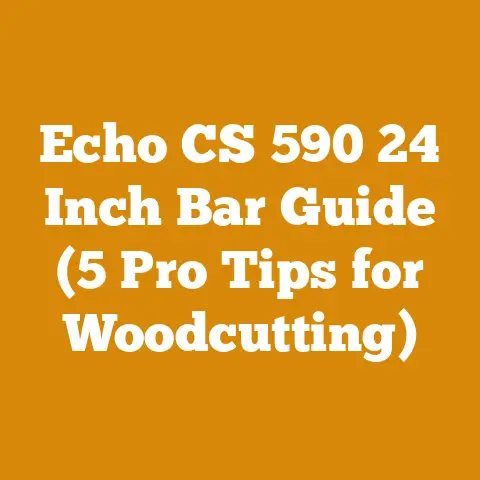 Echo CS 590 24 Inch Bar Guide (5 Pro Tips for Woodcutting)