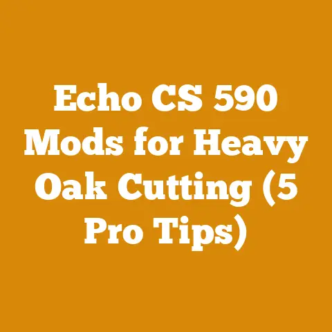 Echo CS 590 Mods for Heavy Oak Cutting (5 Pro Tips)