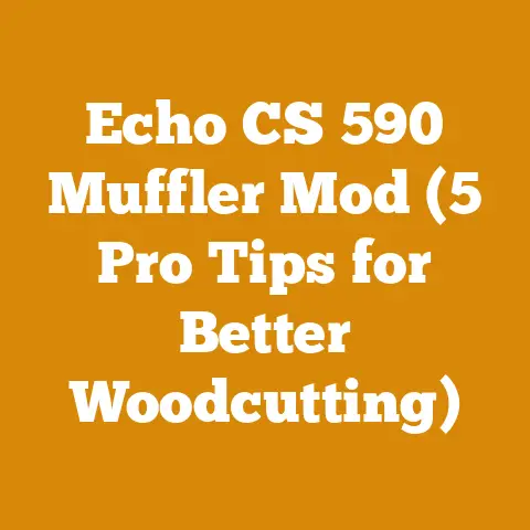 Echo CS 590 Muffler Mod (5 Pro Tips for Better Woodcutting)