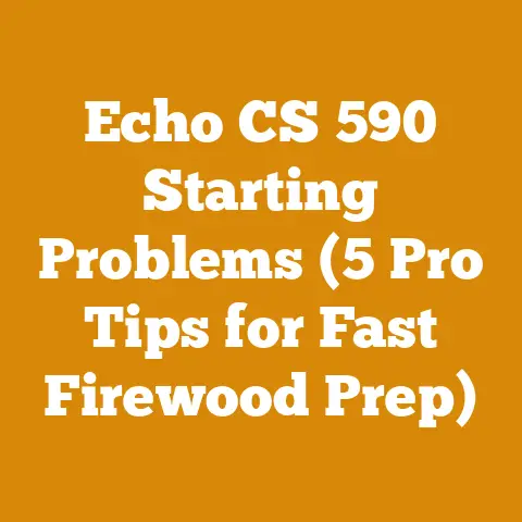 Echo CS 590 Starting Problems (5 Pro Tips for Fast Firewood Prep)