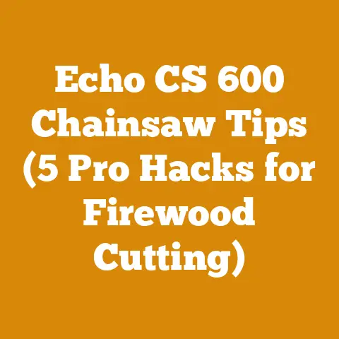 Echo CS 600 Chainsaw Tips (5 Pro Hacks for Firewood Cutting)